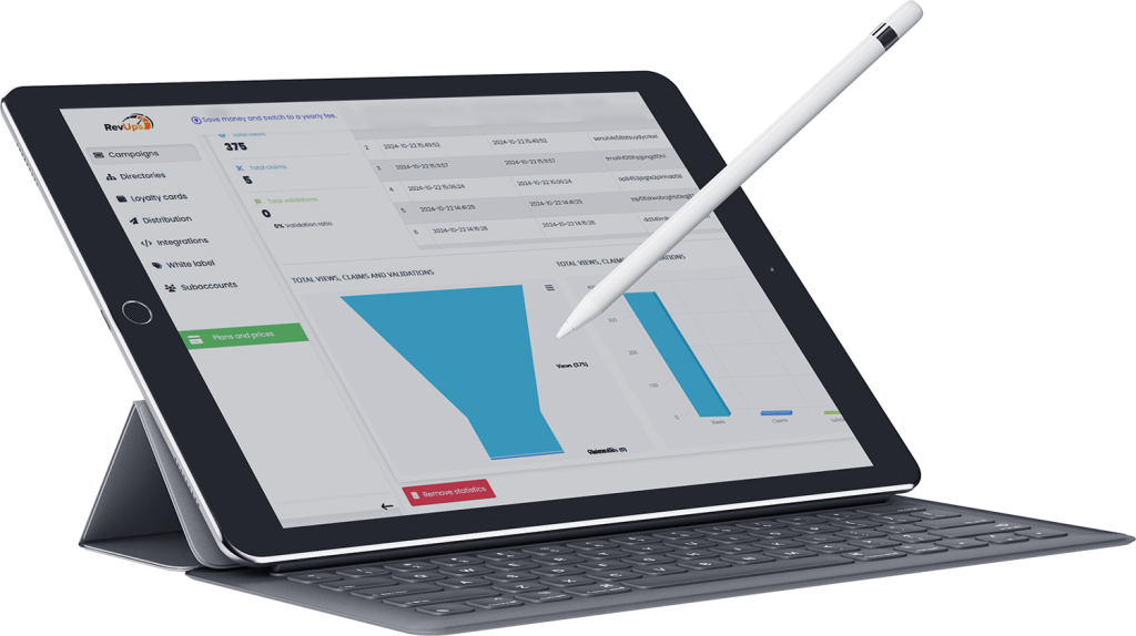 ROI dashboard and tracking preview